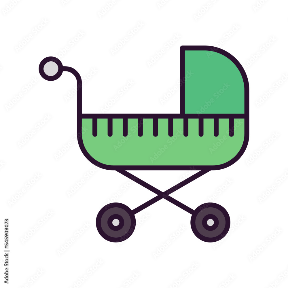 Baby Buggy Icon Baby Buggy Icon