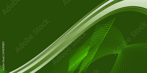 Dark green abstract background. Contain sage shapes for wallpaper oder business card.