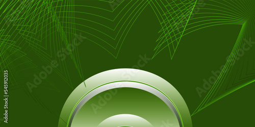 Dark green abstract background. Contain sage shapes for wallpaper oder business card.