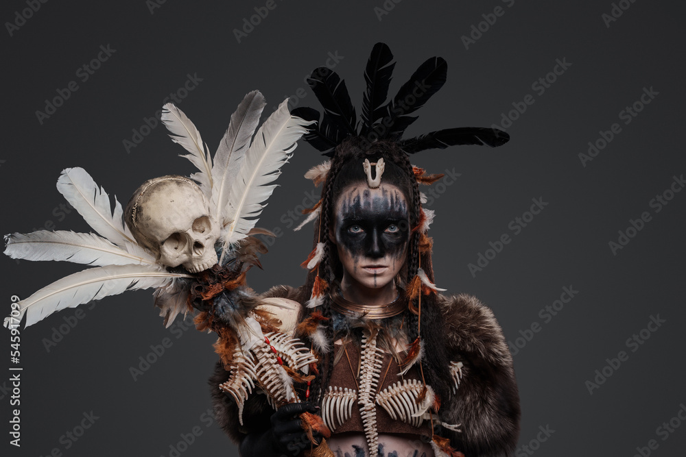 voodoo witch headpiece