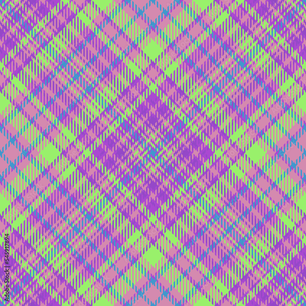 Texture pattern fabric. Plaid textile seamless. Vector tartan check background.