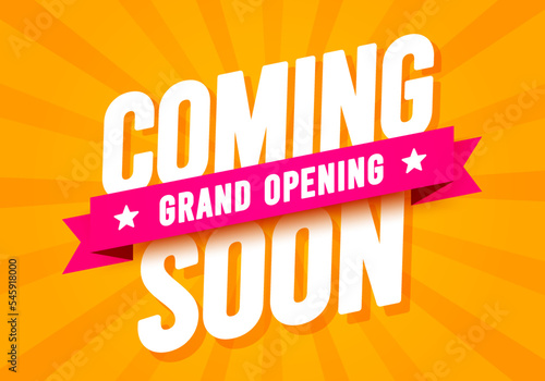 Sale Banner With Text Coming Soon