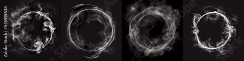 Fotobehang Smoke rings