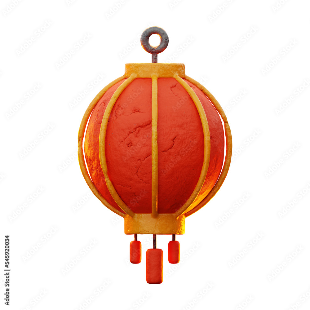 premium chinese light decoration icon 3d rendering on isolated background premium chinese light decoration icon 3d rendering on isolated background