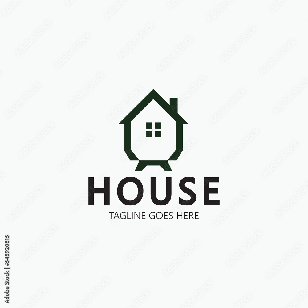House logo design template. Vector illustration House logo design template. Vector illustration