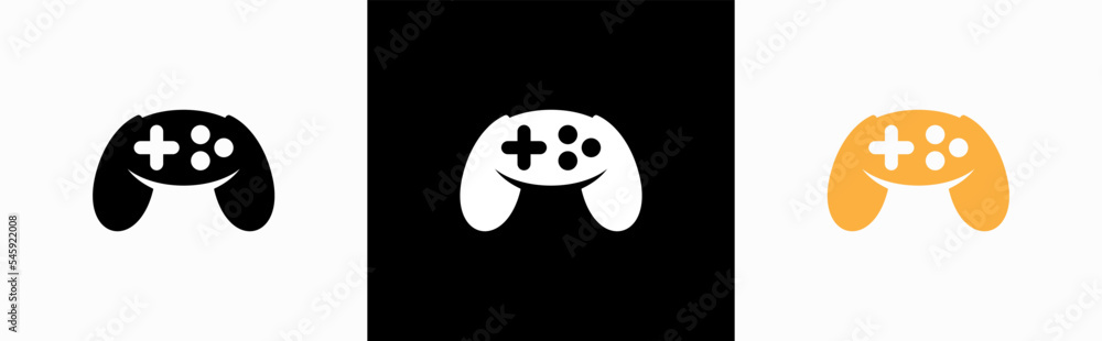 Game console icon symbol signs stickers, vector illustration Game console icon symbol signs stickers, vector illustration
