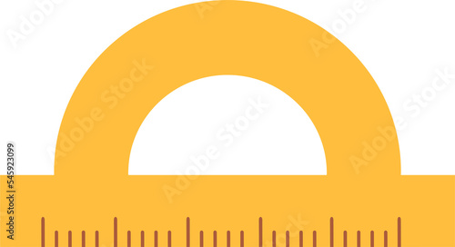 Stationery. ruler protractor