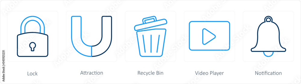 lock, attraction, recycle bin lock, attraction, recycle bin