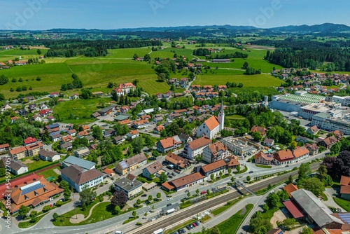 Ausblick auf Heimenkirch im Westallgäu