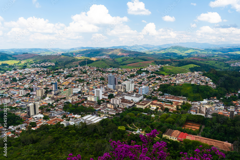A cidade de Caxambu, sul do estado de Minas Gerais, Brasil