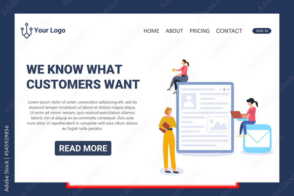 Web Developer Illustration Web Developer Illustration