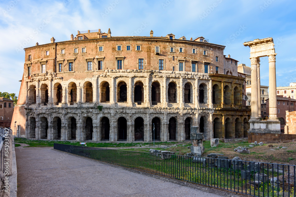 Ancient theater of Marcellus in Rome, Italy