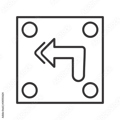 Left Turn Icon
