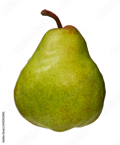 Pear fruit isolated on layered png format background. 