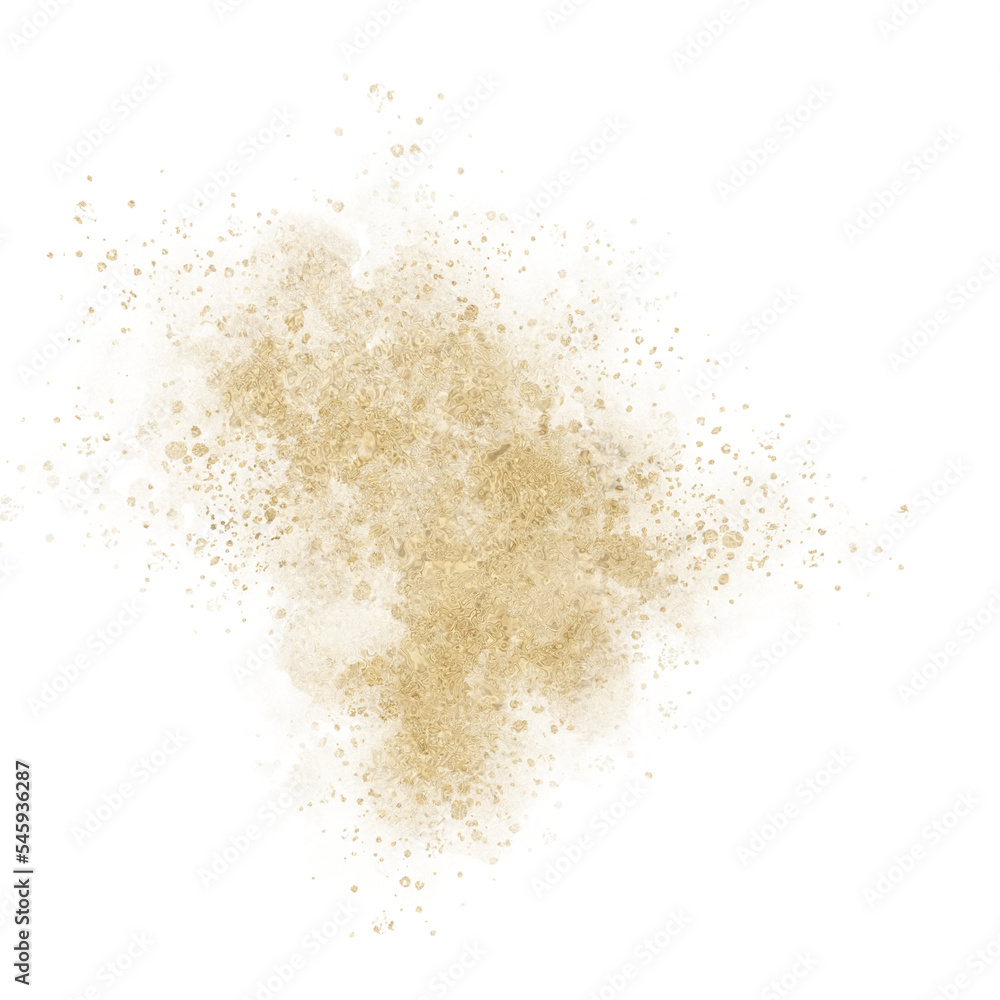 Gold Elements on Transparent Background for Graphic Designers
