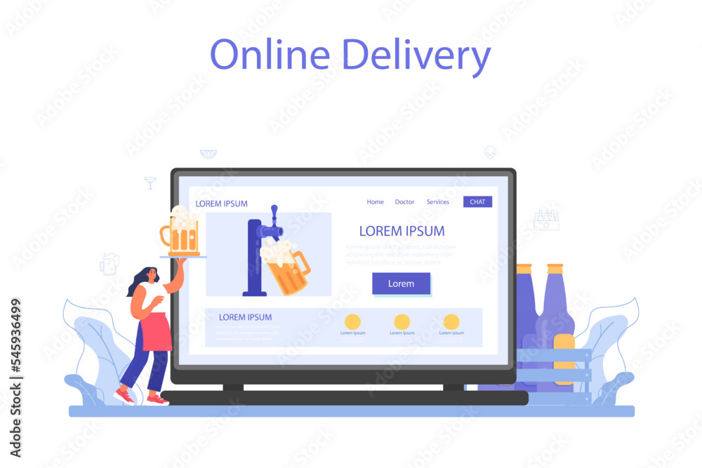 Bartender online service or platform. Barman preparing alcoholic Bartender online service or platform. Barman preparing alcoholic