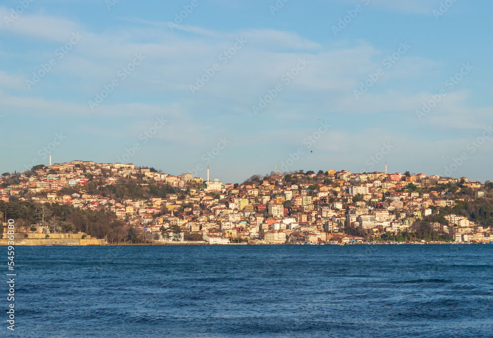 The beautiful panoramic of Bosporus
