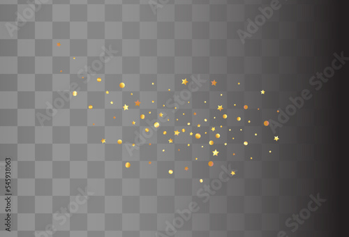 Golden Sequin Shiny Vector Transparent