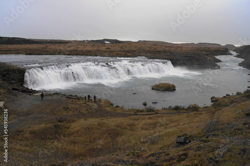 Faxi (Vatnsleysufoss) Waterfall on the Tungufljot River, Iceland photo