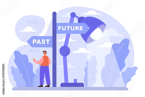 Fixation on the past concept. Character can't let go their past