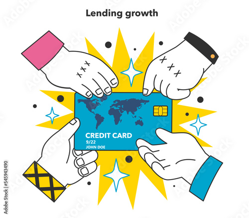 Lending growth as a financial inflation cause. Growing up prices