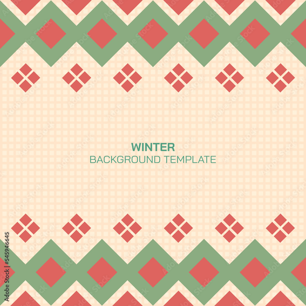 Illustration of pastel knitwear Christmas pattern background. Christmas background with blank space. Illustration of pastel knitwear Christmas pattern background. Christmas background with blank space.