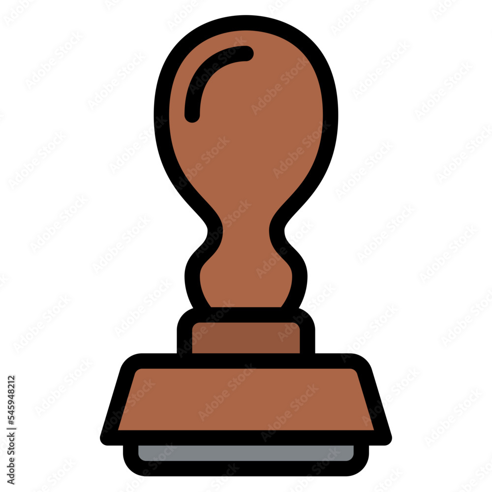 rubber stamp approve stationery office supply icon rubber stamp approve stationery office supply icon