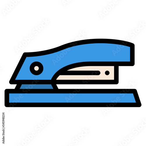 stapler stapling machine stationery office supply icon