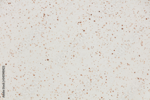 Canvastavla Beige and white ceramic texture of plate with dots.
