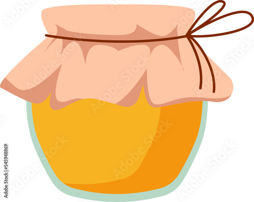 Honey flat icon Ingredient for mulled wine Sweet souse