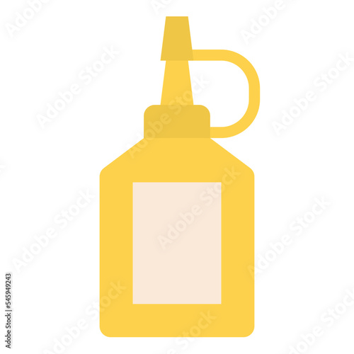 glue sticking stationery office supply icon