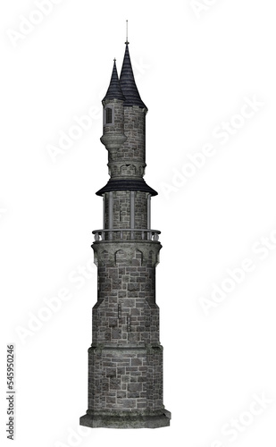 Castle tower - 3D render