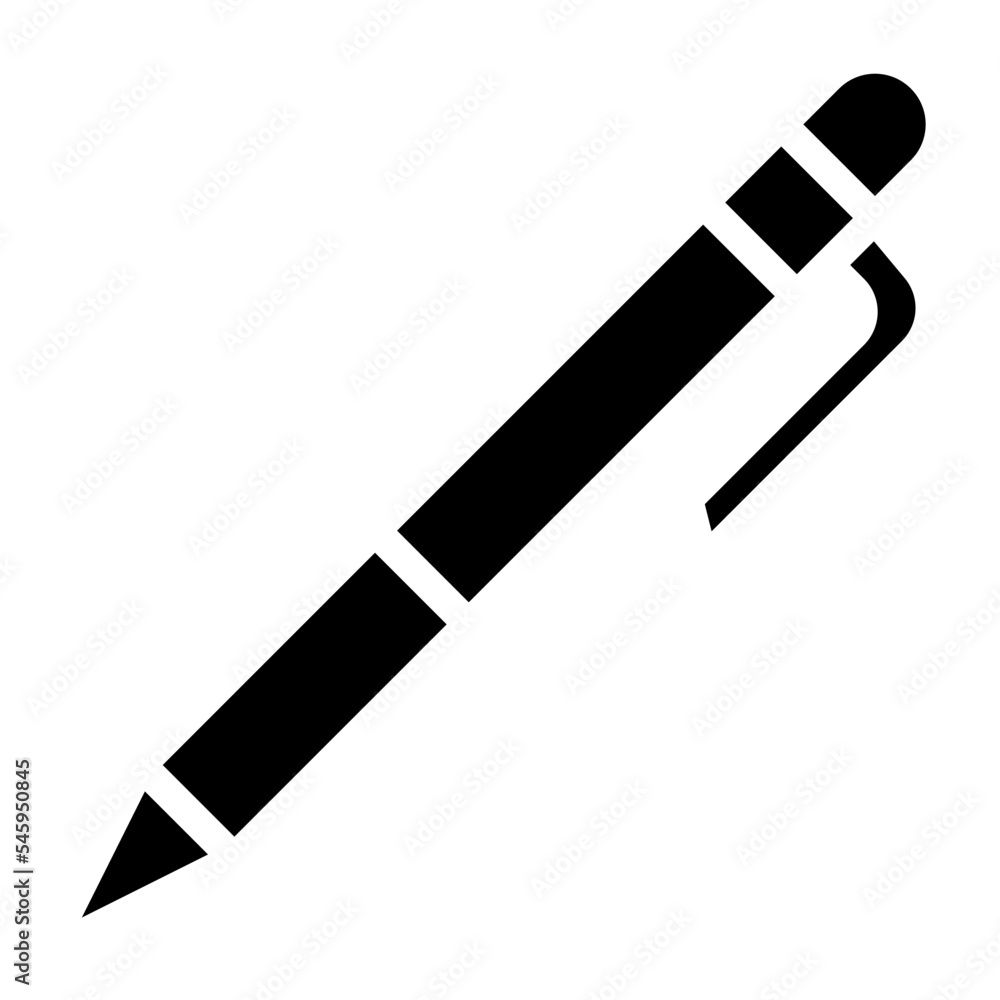 push pen write stationery office supply icon push pen write stationery office supply icon