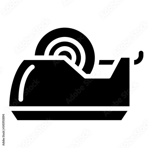 tape dispenser stationery office supply icon