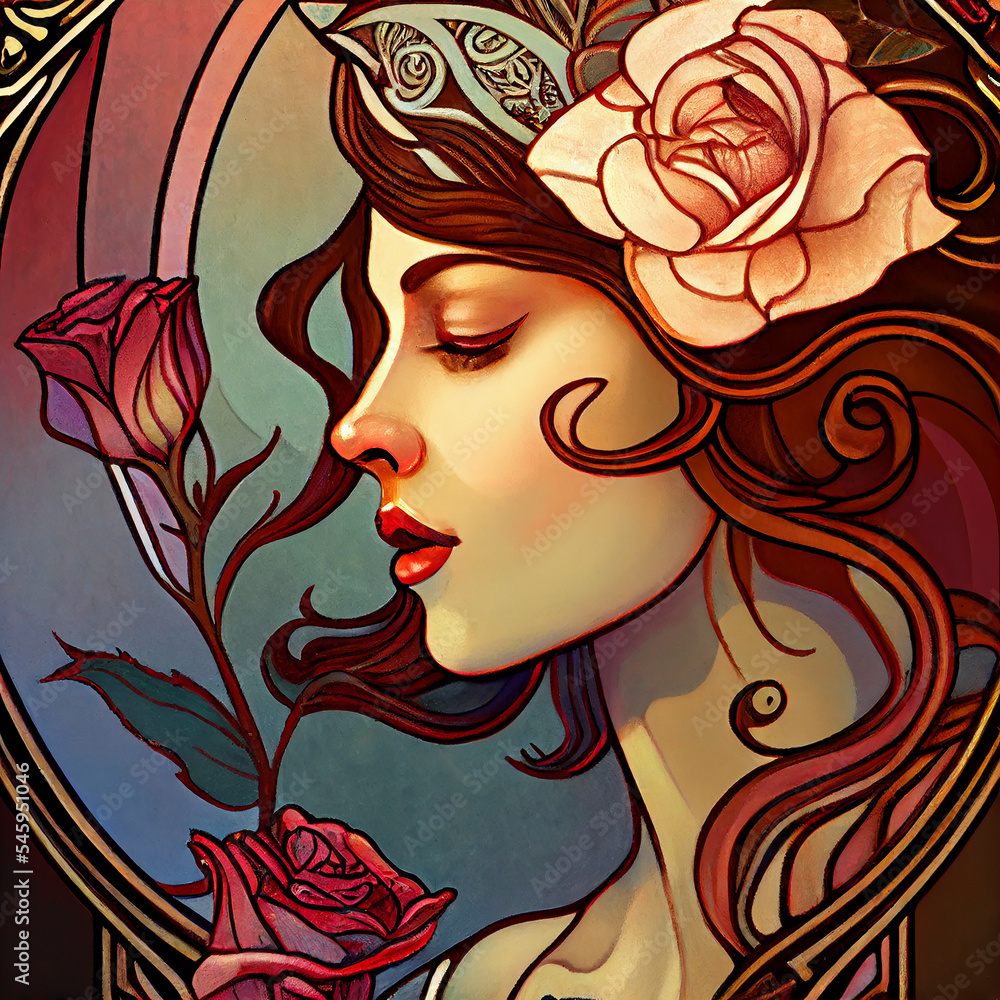 Art Nouveau Woman