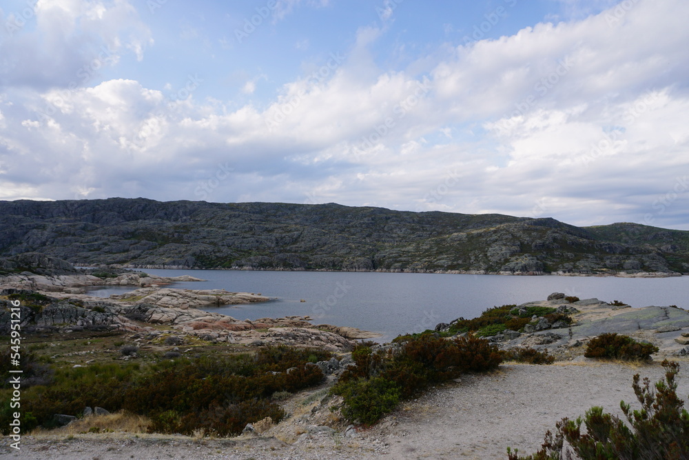 landscape with lake and mountains landscape with lake and mountains
