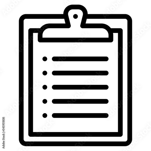 clipboard pasteboard stationery office supply icon