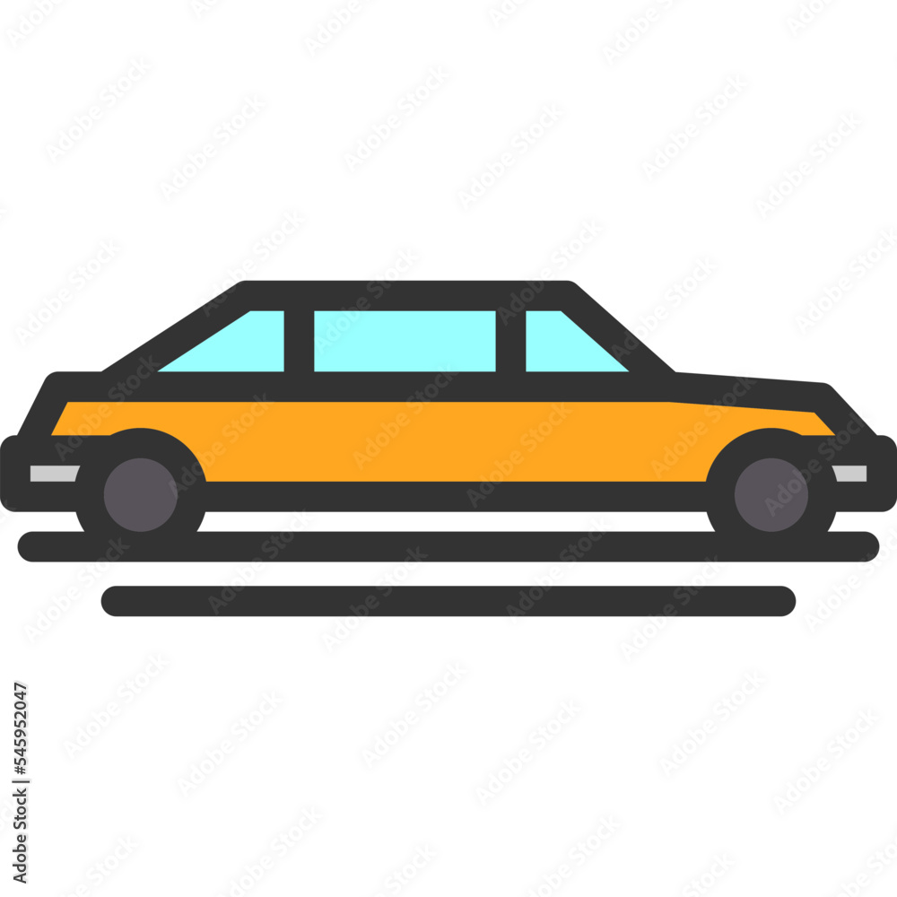 Naklejka premium Limousine Icon