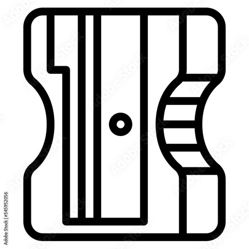 pencil sharpener stationery office supply icon