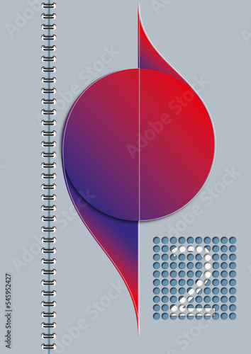Layout Raster Zahl 2