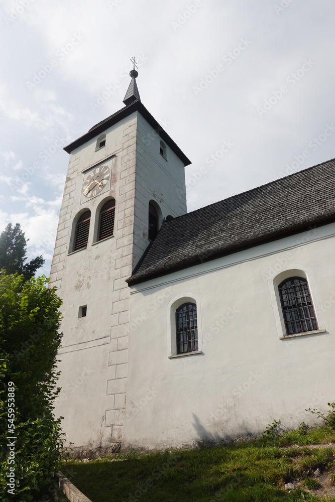 A cathedral in Traunkirchen, Salzkammergut, Austria