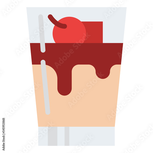 panna cotta sweet dessert icon