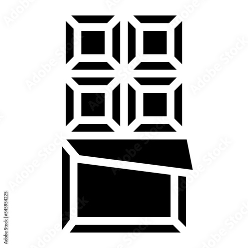 chocolate bar sweet dessert icon