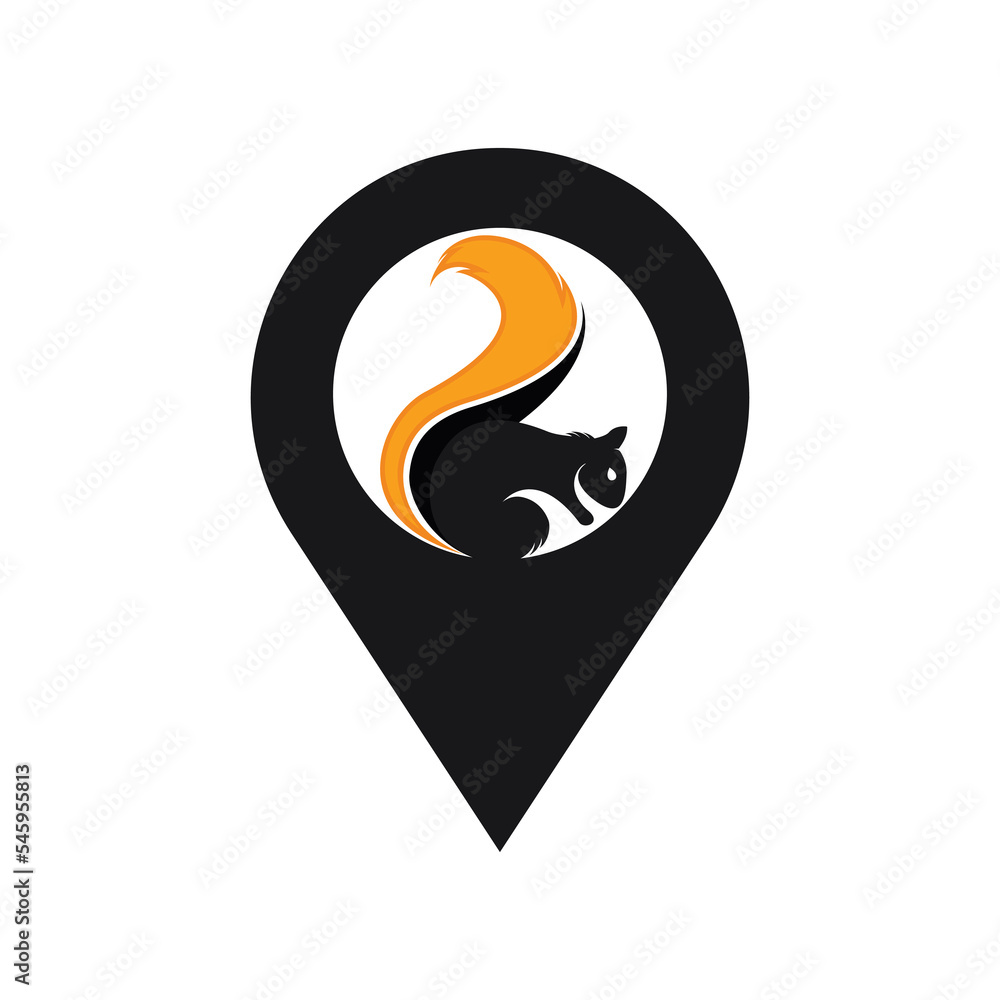 Squirrel logo design Vector illustration. Squirrel vector template design. Squirrel logo design Vector illustration. Squirrel vector template design.