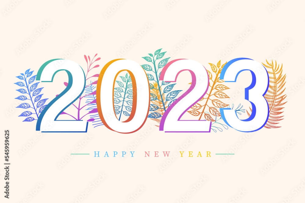 luxury happy new year elegant design vector illustration of color logo numbers luxury happy new year elegant design vector illustration of color logo numbers