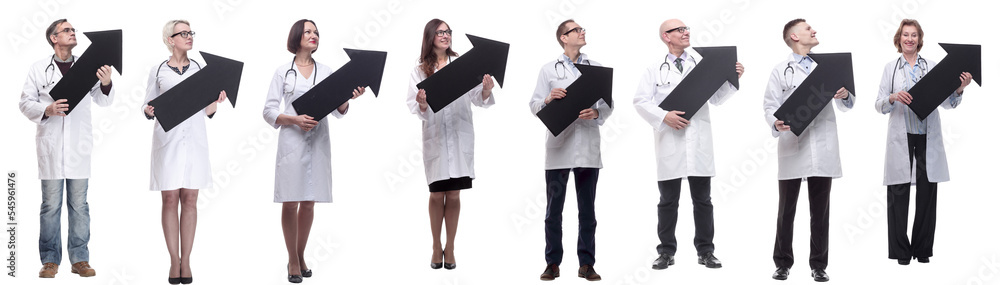 group of successful business people with black arrow group of successful business people with black arrow