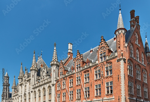 Bruges historic and traditional architectures