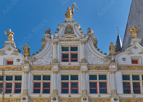 Bruges historic and traditional architectures