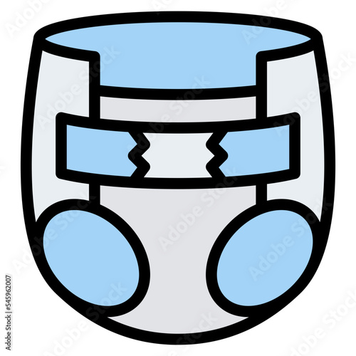 baby diaper baby pee cloth icon
