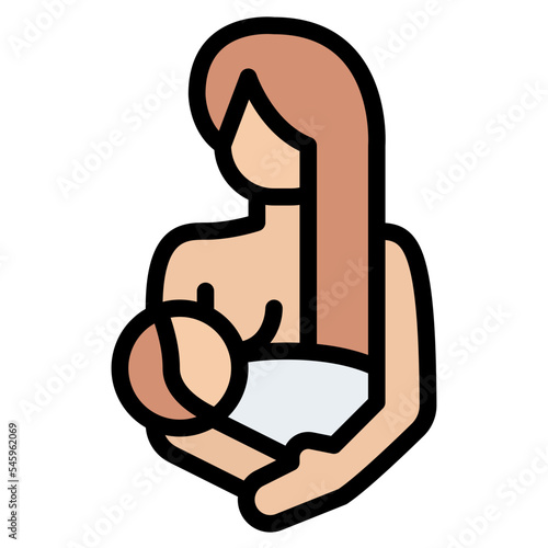 breast feeding milk pregnancy maternity icon